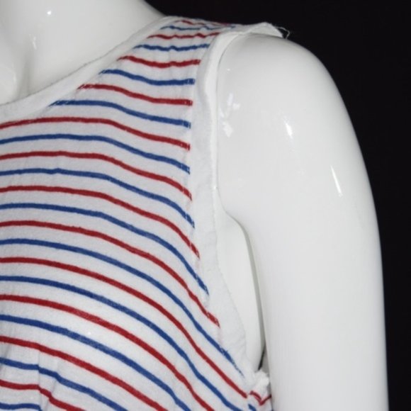 BP. Sleeveless Striped Twist Hem Top Size Medium - Picture 5 of 8